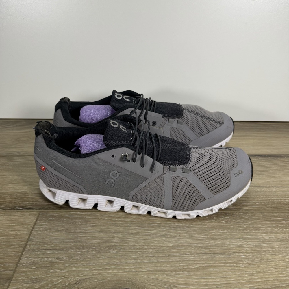 On Cloud 5 Gray Running Shoes Lightweight Trainers Men Size 12 - Picture 2 of 7